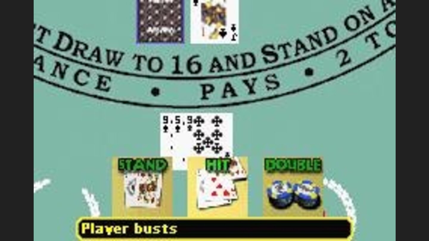 Loose when you bust (get over 21 points on your hand)