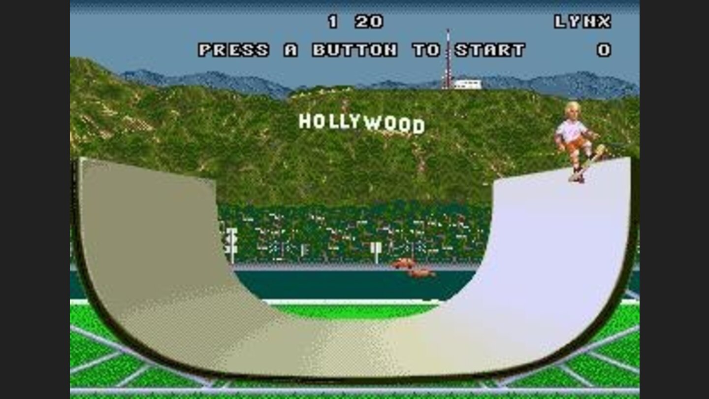 Skateboarding in Hollywood