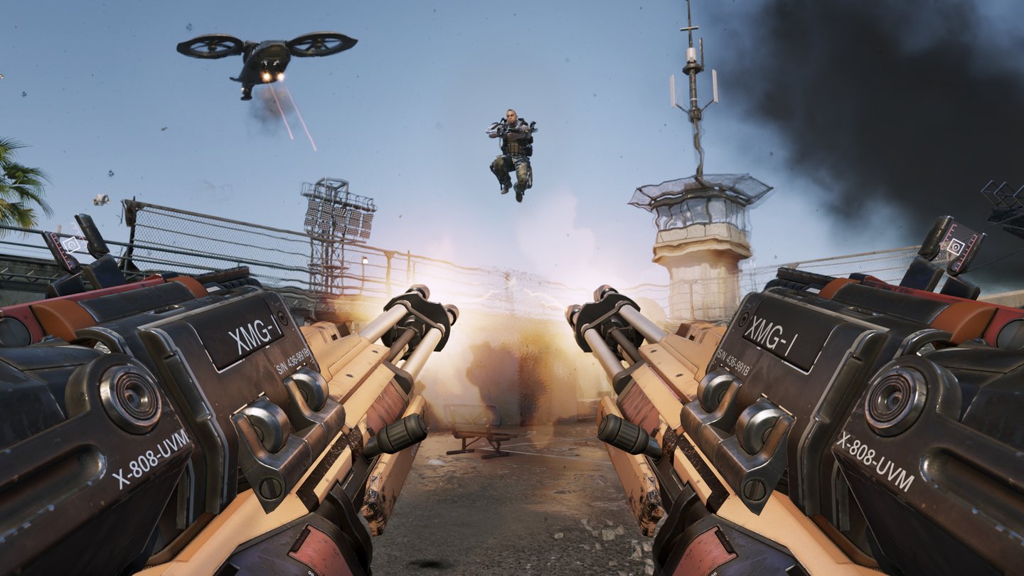 Call of Duty: Advanced Warfare - Multiplayer-ScreenshotDie Map »Riot« spielt in einem zerstörten Gefängnis in Bagdad.