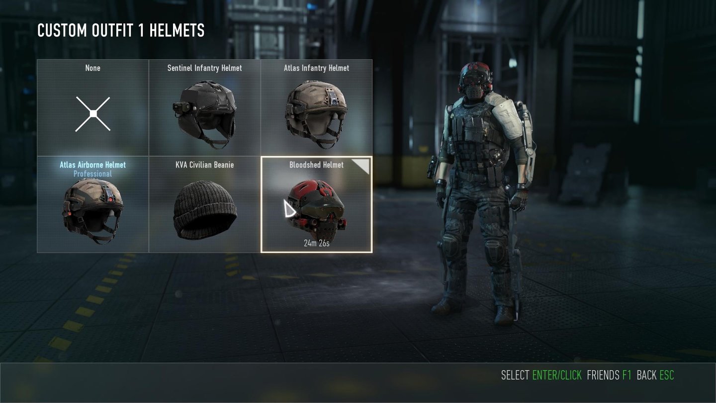 Call of Duty: Advanced Warfare - Multiplayer-Screenshot
Wir können zig verschiedene kosmetische Items freischalten - ein Fest für Sammler und ein Segen für die Langzeitmotivation.