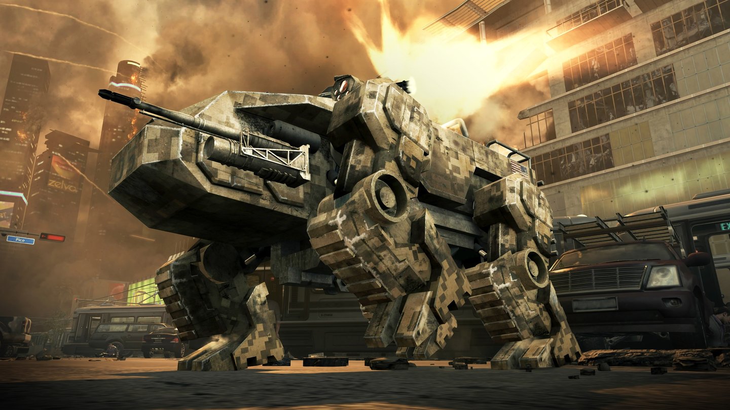 Call of Duty: Black Ops 2Mit diesen Brummern wagen wir uns auch gegen stark bewaffnete Feinde vor. Die CLAWs sind gut bestückt waffenmäßig gut bestückt und haben außerdem eine starke Panzerung.