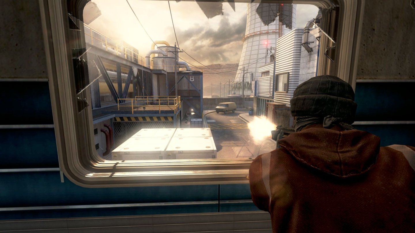 Call of Duty: Black Ops 2 - Multiplayer (PC)Mit Hilfe des Kino-Modus lassen sich coole Screenshots ohne Interface erstellen.