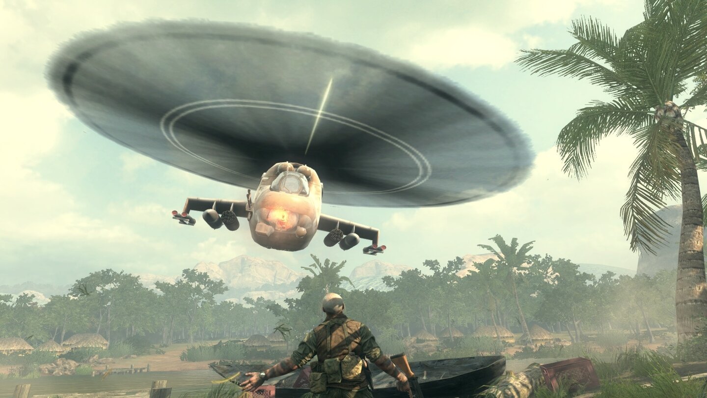 Call of Duty: Black Ops 2 (PCÜberraschung: Diesen Hind müssen wir nicht abschießen, der kommt zu unserer Rettung.