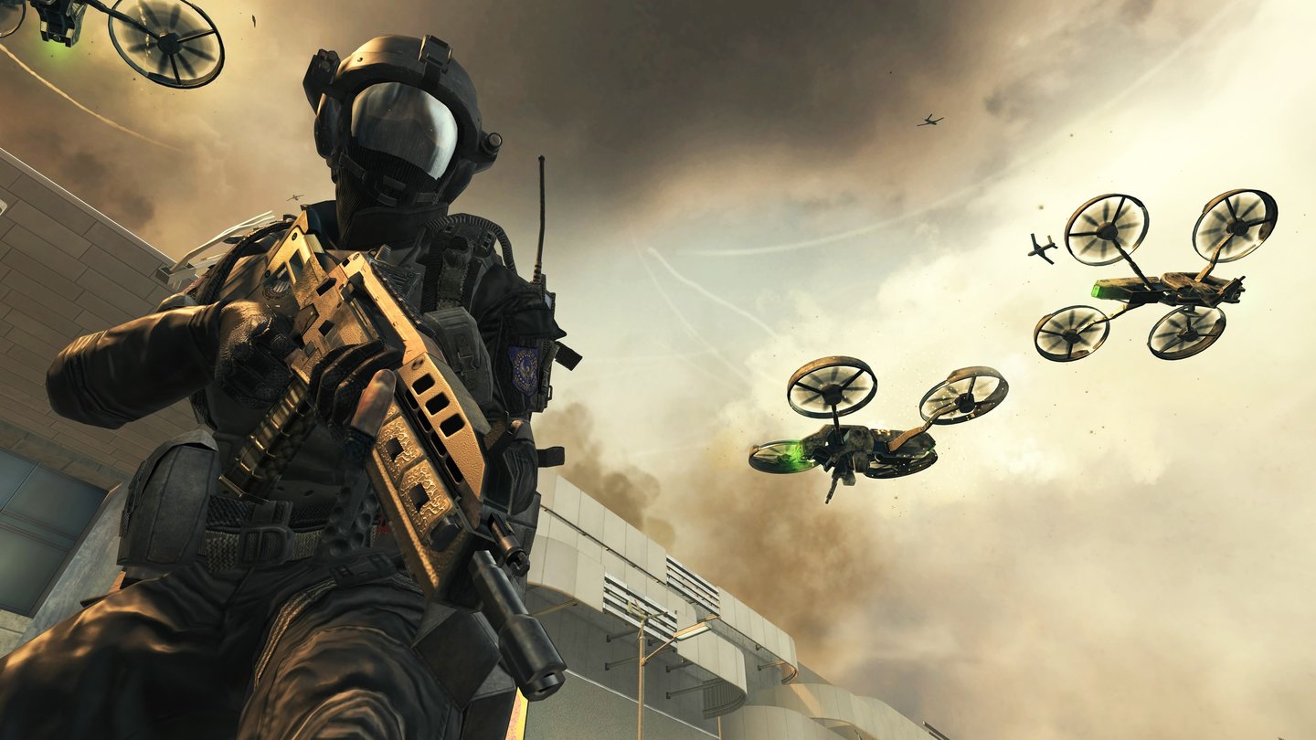 Call of Duty: Black Ops 2... und sie helfen uns dabei, die Übersicht über das Kriegsgebiet zu bewahren.