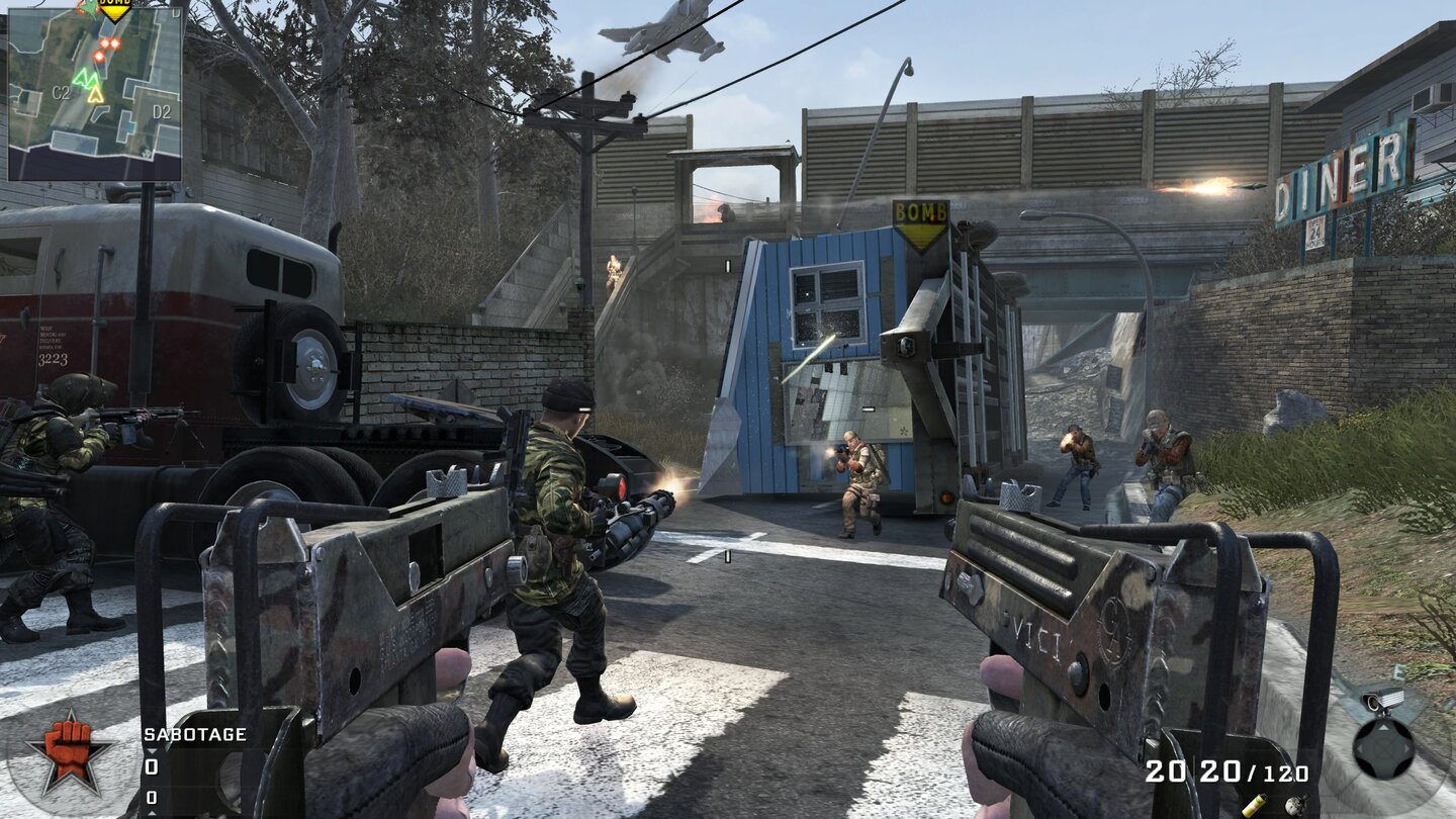 Call of Duty: Black Ops - Escalation-DLC: Screenshot von der Map Convoy