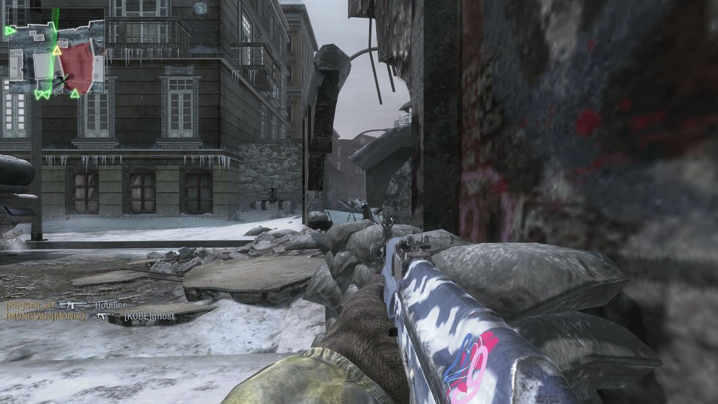 Call of Duty: Black OpsBilder von der Karte »Berlin Wall« aus dem Multiplayer-DLC First Strike.