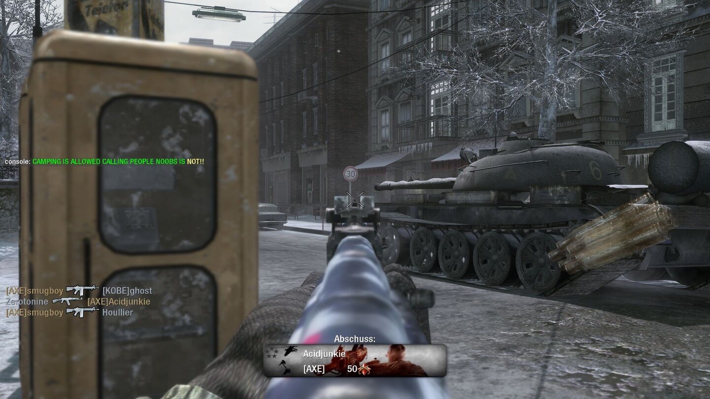 Call of Duty: Black OpsBilder von der Karte »Berlin Wall« aus dem Multiplayer-DLC First Strike.