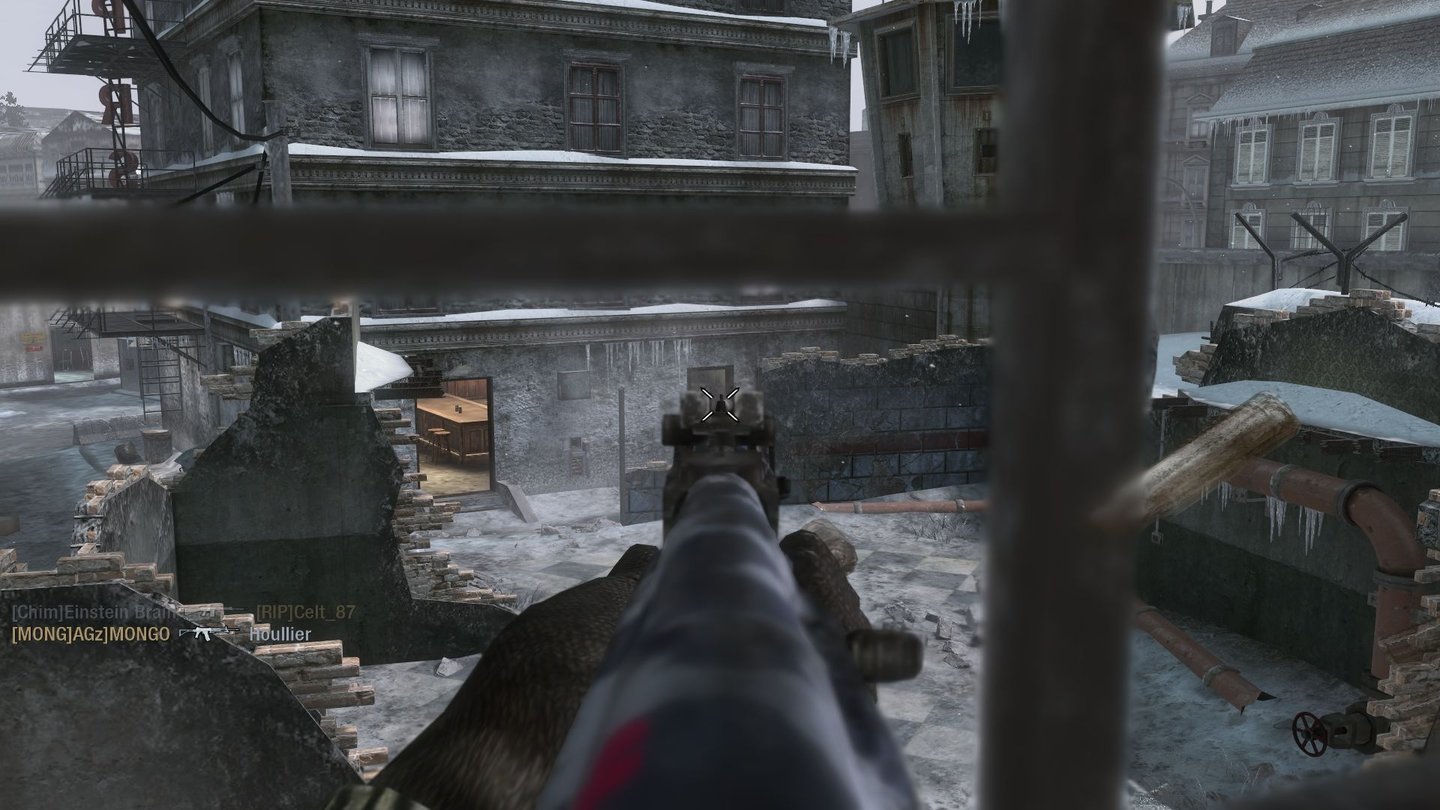 Call of Duty: Black OpsBilder von der Karte »Berlin Wall« aus dem Multiplayer-DLC First Strike.