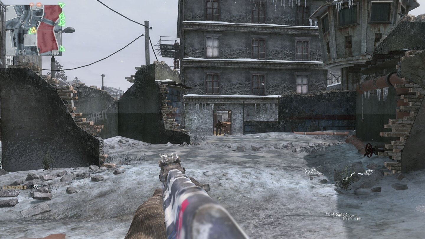 Call of Duty: Black OpsBilder von der Karte »Berlin Wall« aus dem Multiplayer-DLC First Strike.