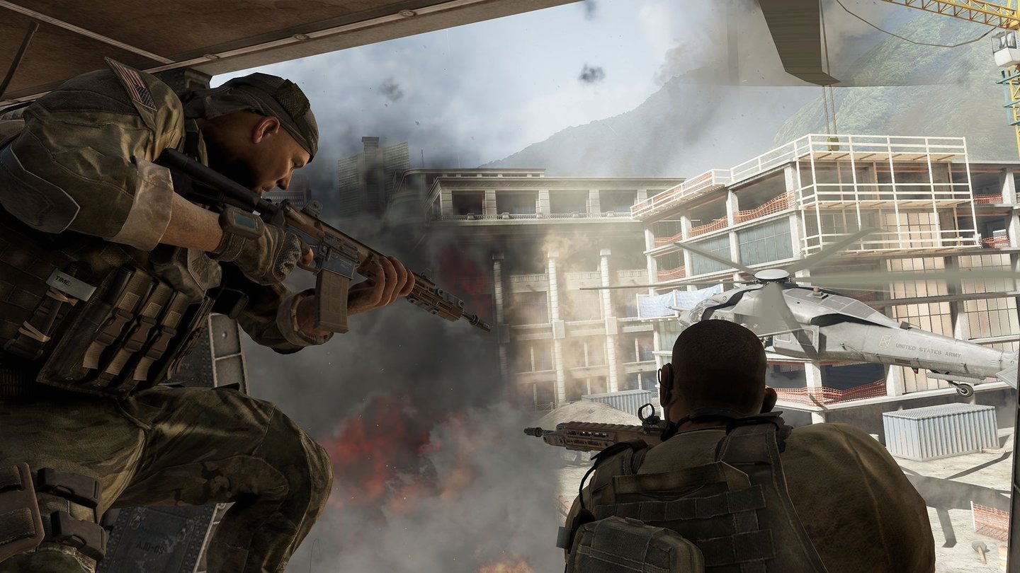 Call of Duty: Ghosts - PC-ScreenshotsMeist steuern wir in der Kampagne Logan Walker, in einem Einsatz sind wir aber auch als sein Vater unterwegs.