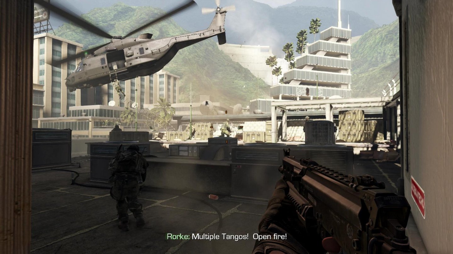 Call of Duty: Ghosts - PS4-ScreenshotsDie Beleuchtung auf den Next-Gen-Versionen fällt viel besser aus, als auf PS3, Xbox 360 und Wii U.