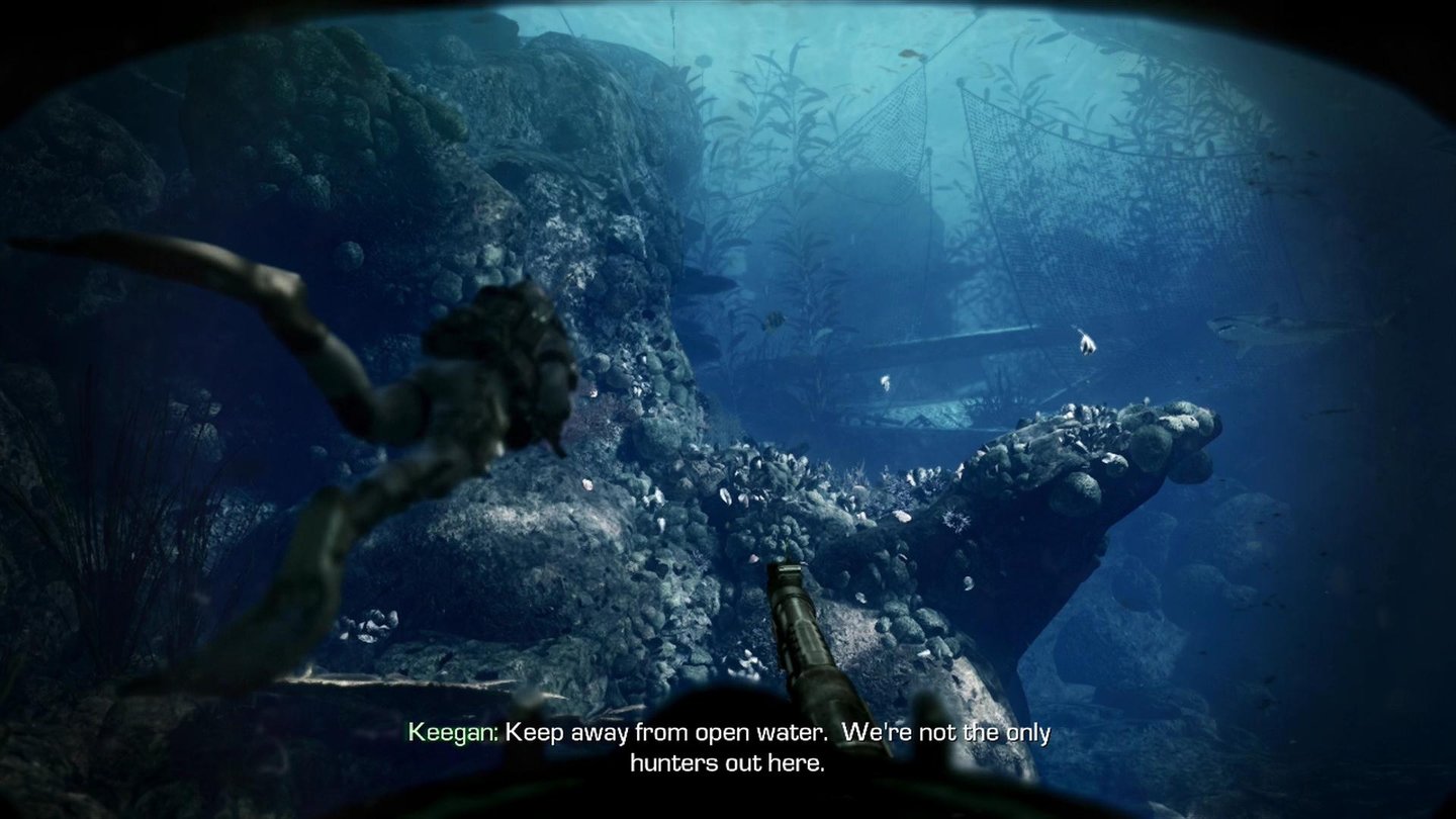 Call of Duty: Ghosts - PS4-ScreenshotsDer Unterwasser-Level sieht auf den Next-Gen-Konsolen deutlich besser aus, als auf Xbox 360, PS3 und Wii U.