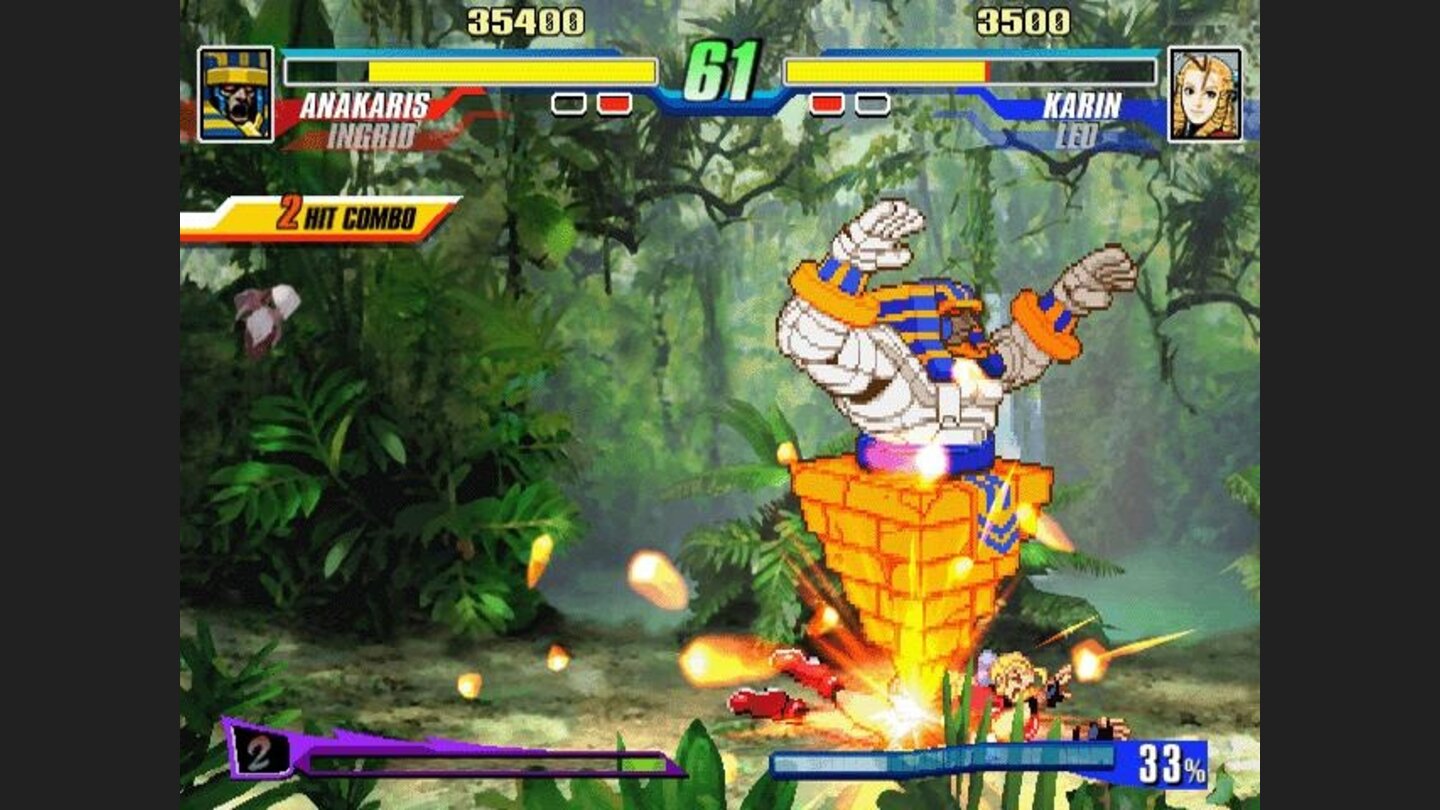 Spine-crushing Darkstalker action in the jungle.