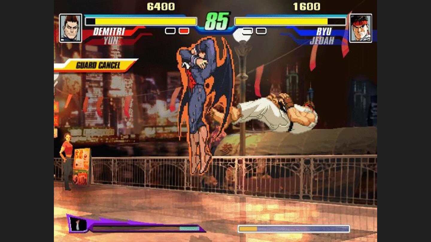Darkstalker and Street Fighter clash.