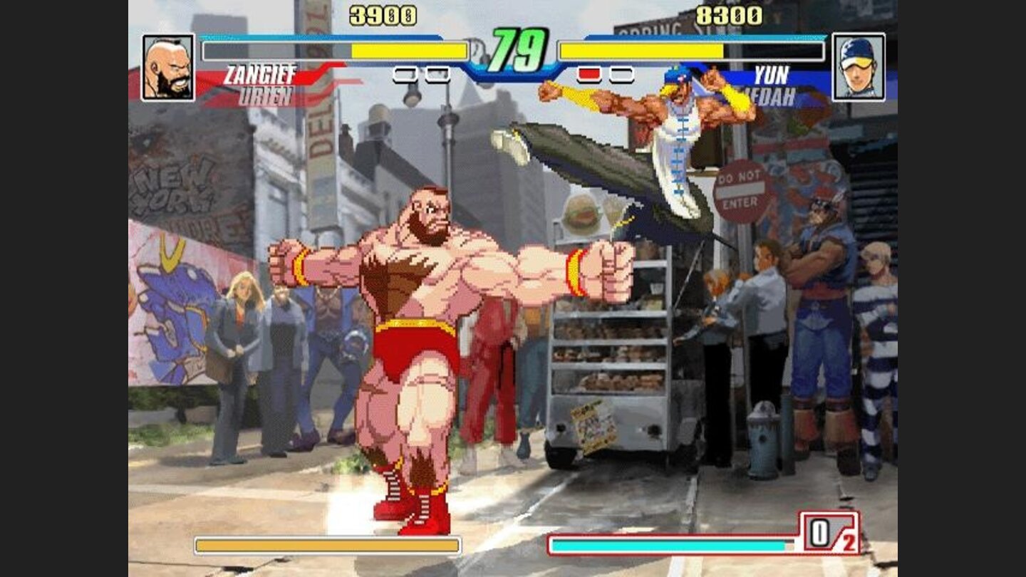 Zangief marks his territory.