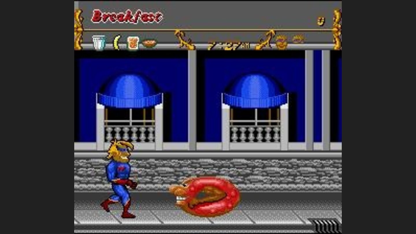 Our Captain is attacked by a donut-shaped alien.