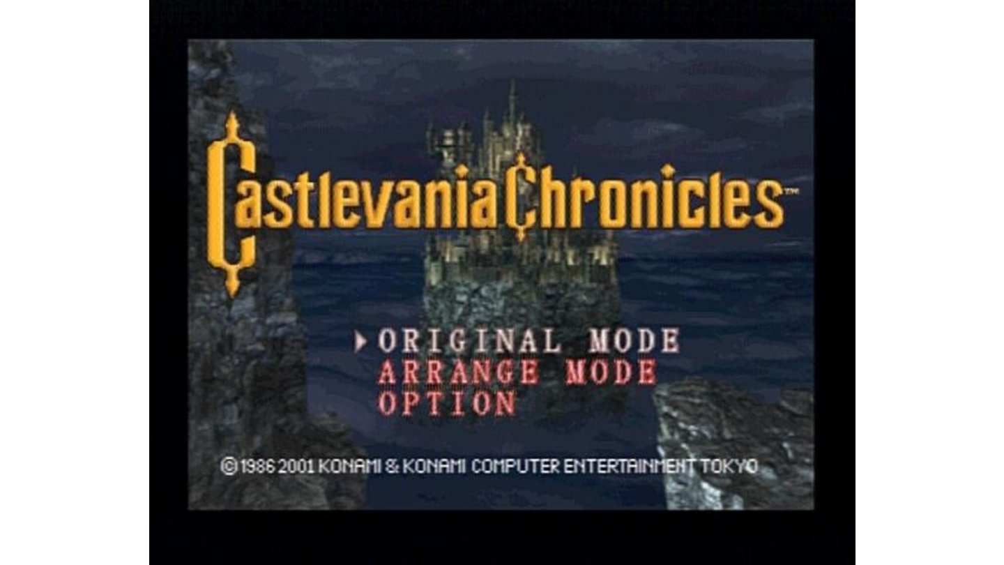 Main Menu (you can play either the original or the remake version)