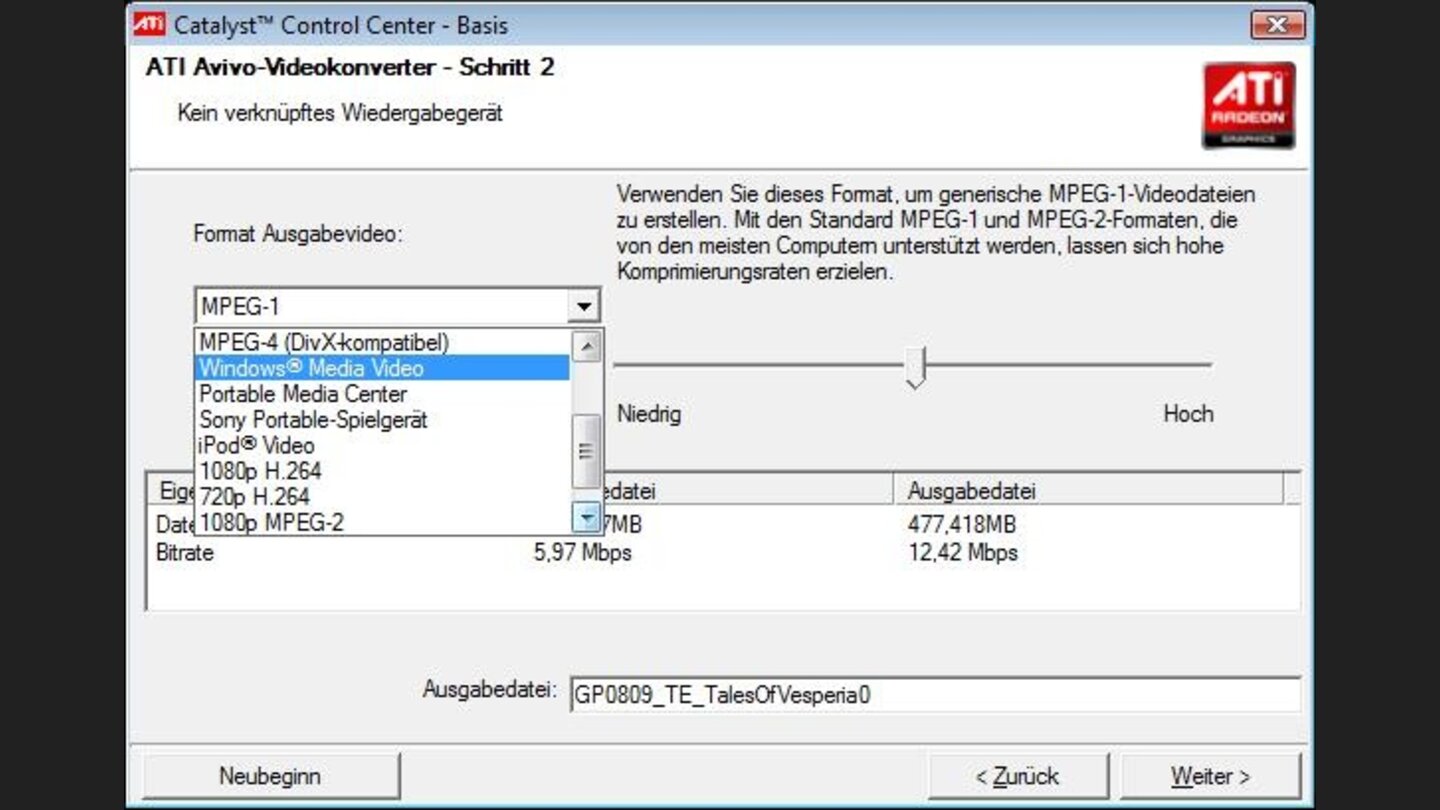 Catalyst 9.6 Avivo Transcoder