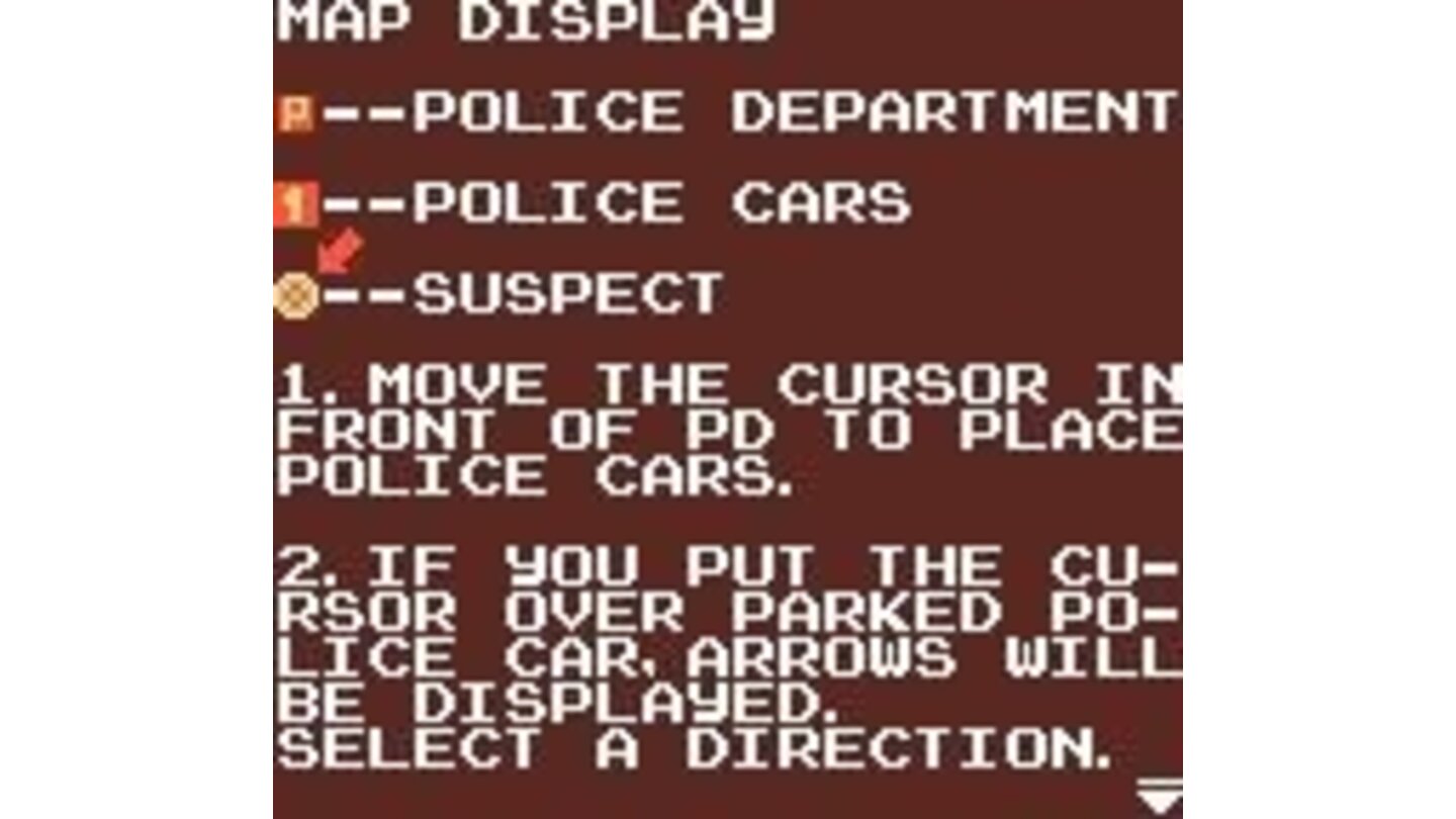 One of the help screens