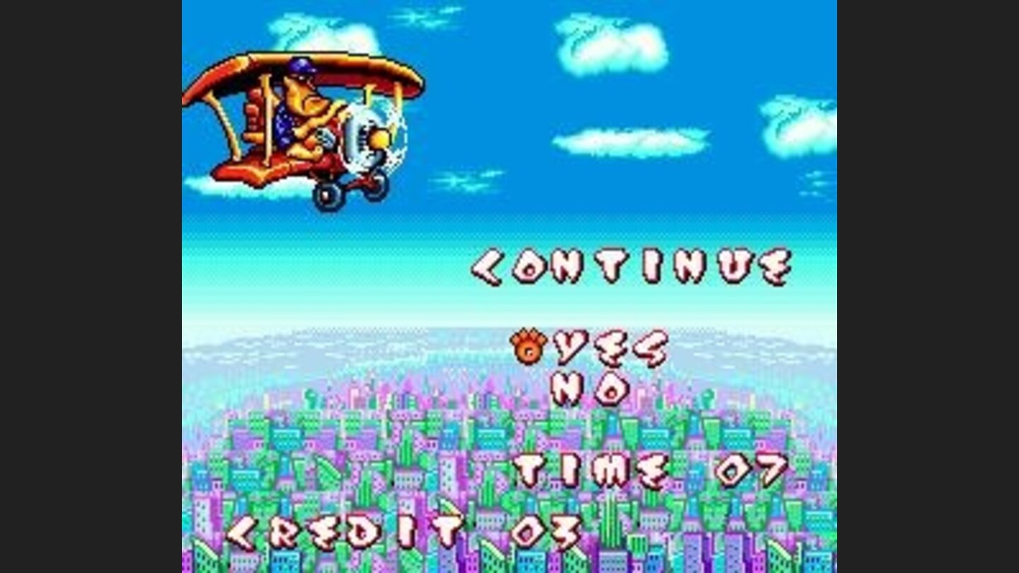Continue screen