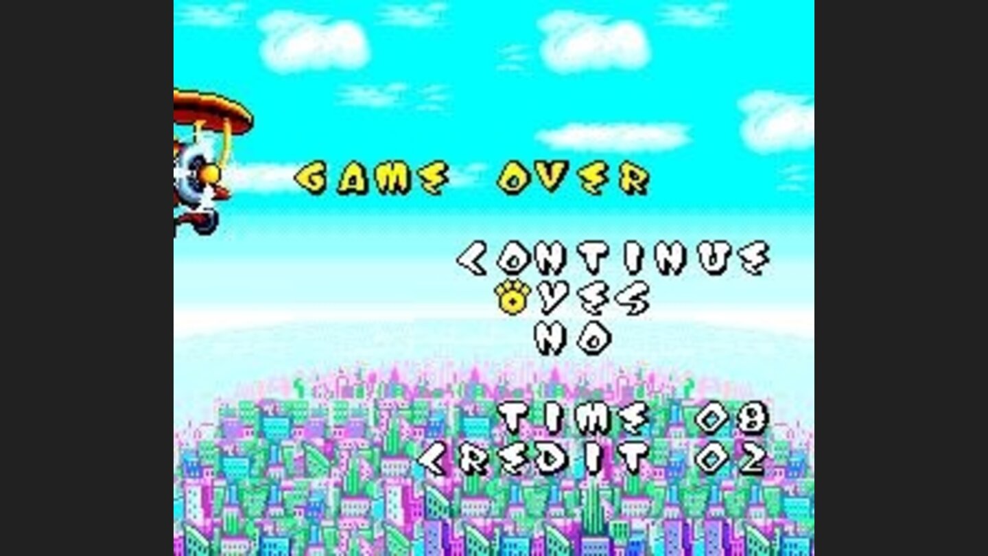 Continue screen
