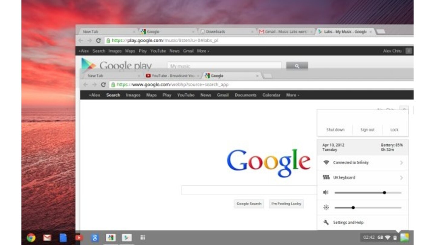 Chrome OS mit Aura