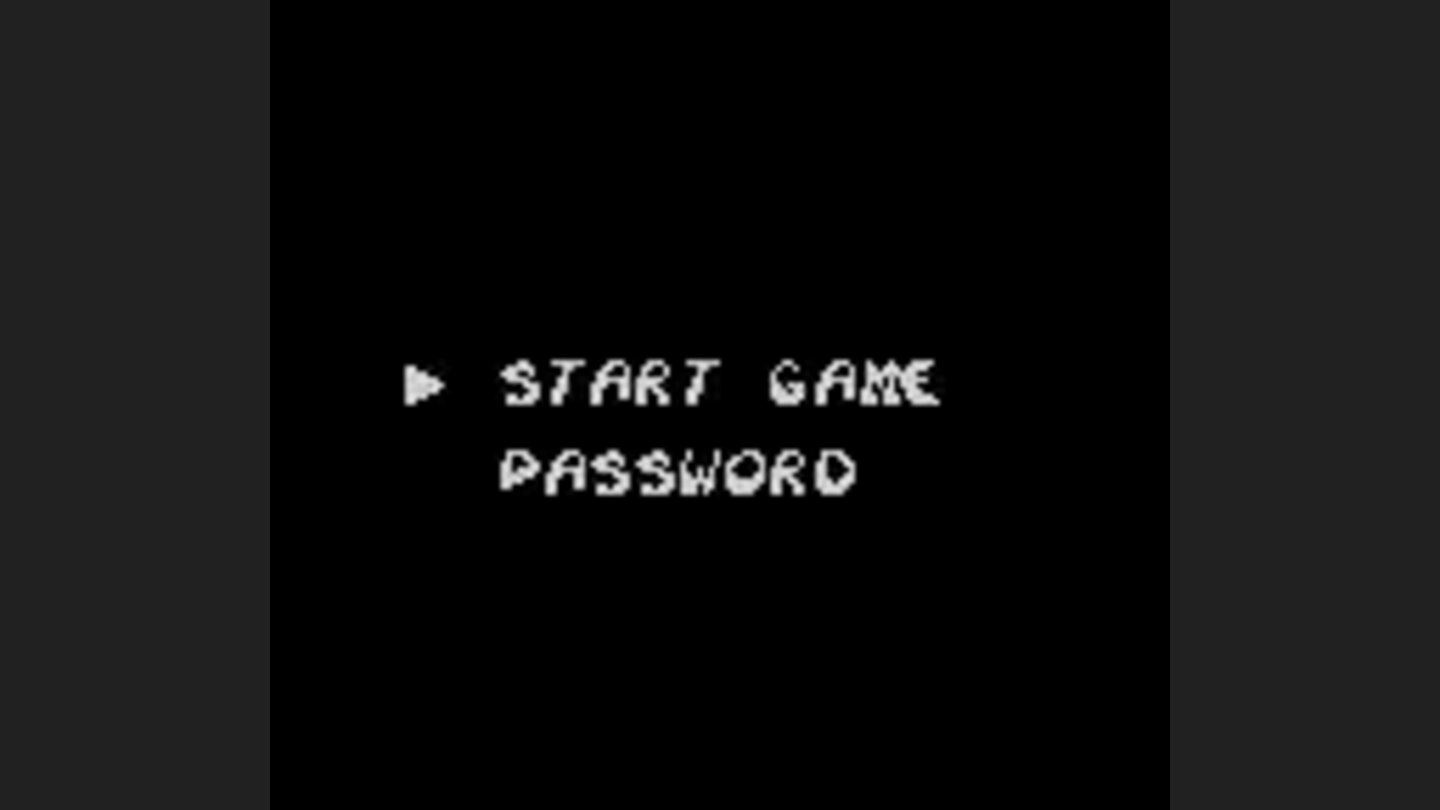 Start screen