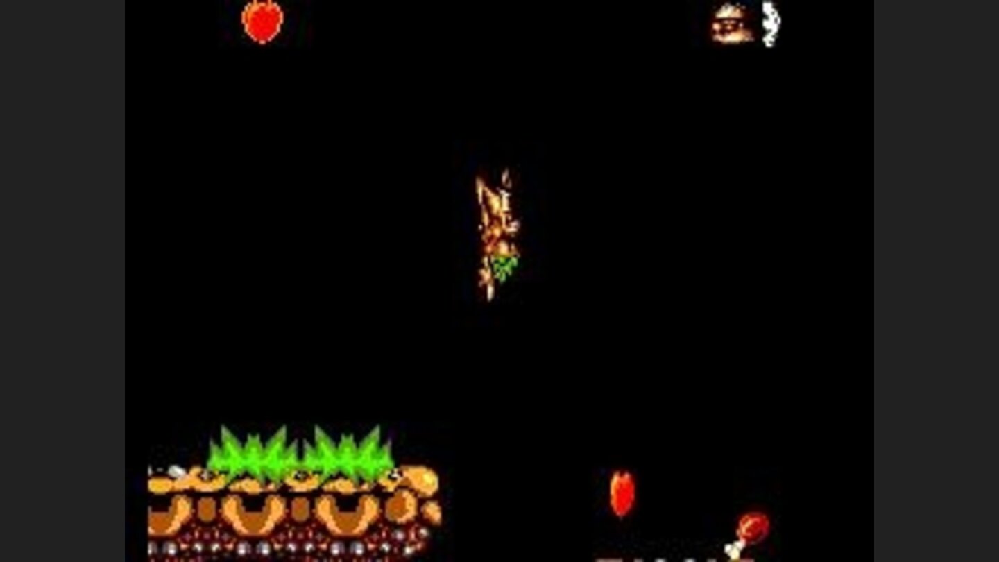 Chuck jumps high for a fat caveman