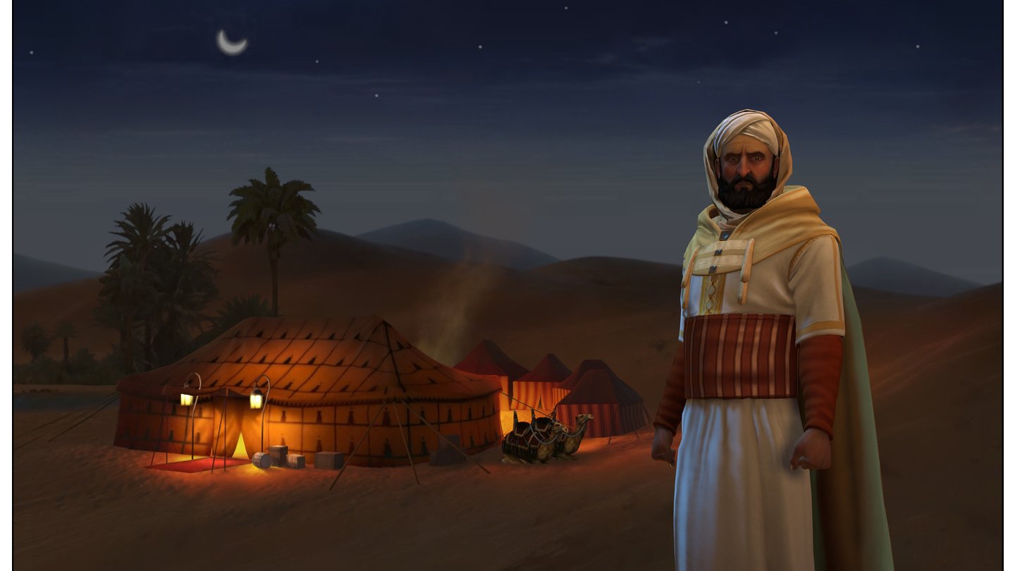 Civilization 5: Brave New WorldMohammed al-Mansur ist der Herrscher des Marokkaner-Reiches. Sein Volk hat Vorteile beim Aufbau von Handelsrouten.