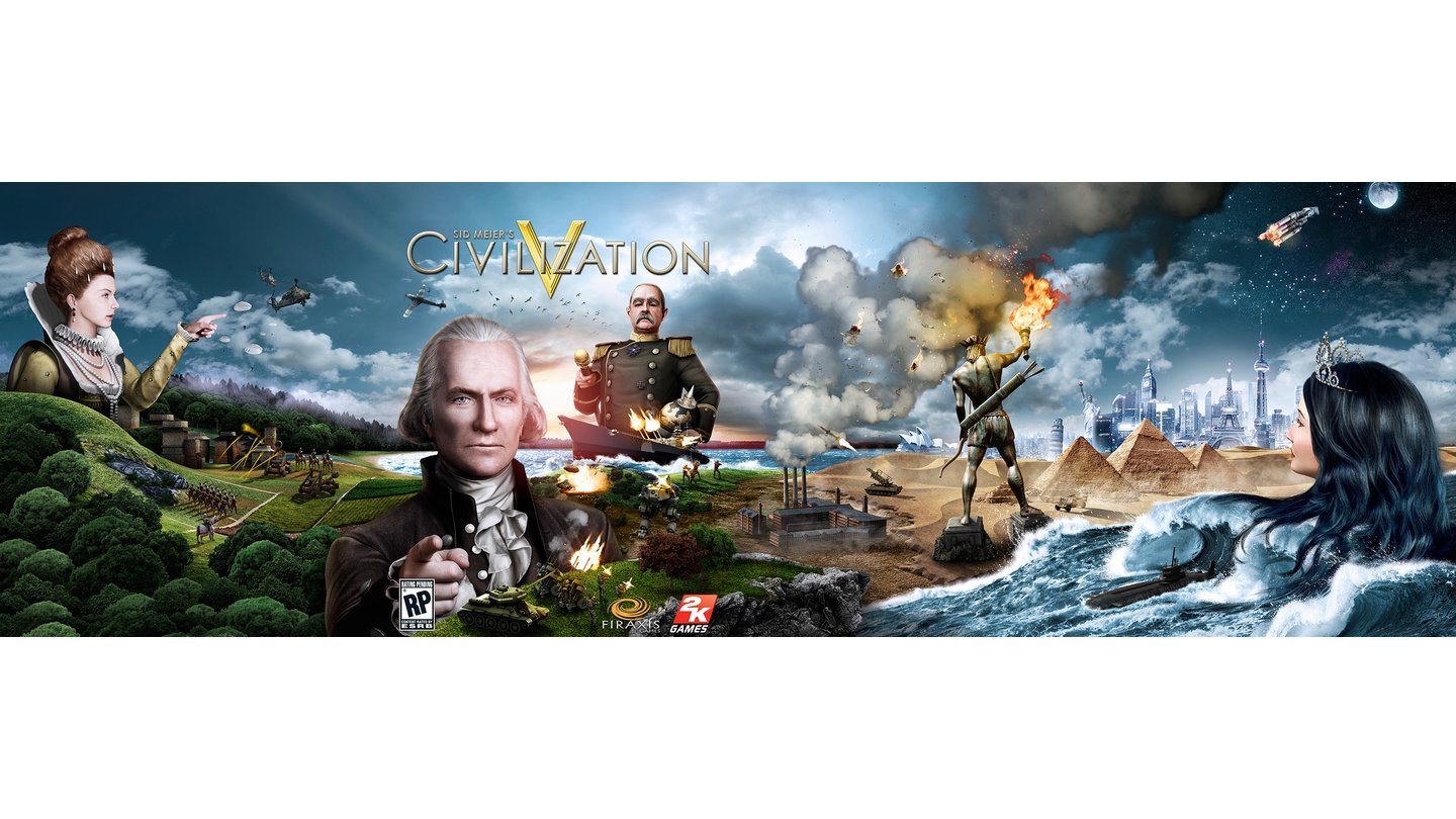 » Dualscreen-Wallpaper zu Civilization 5 herunterladen
