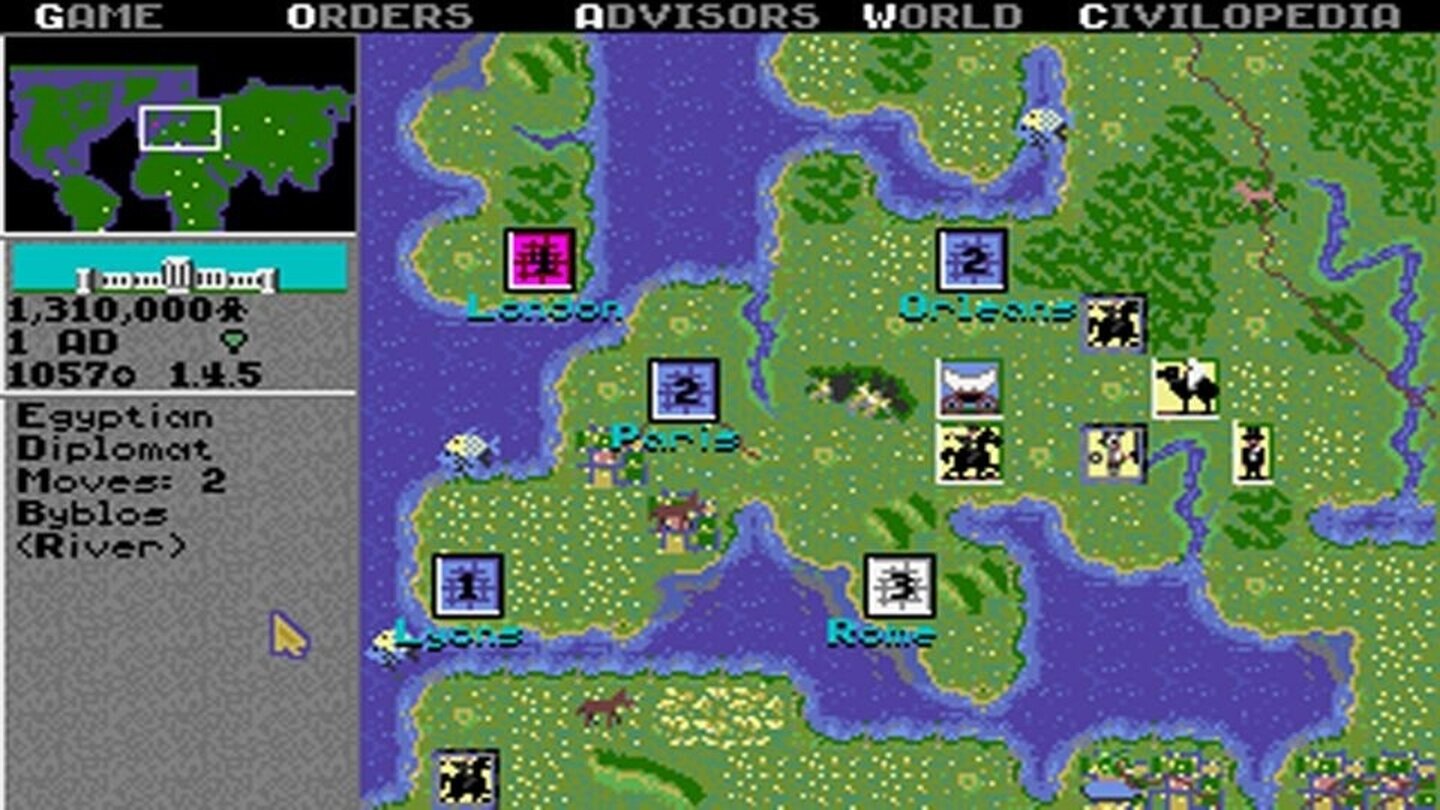 1992 - Civilization (Microprose)Sid Meier setzt nach Silent Service, Gunship, Pirates! und Railroad Tycoon mit Civilization noch einen drauf. Auch das Jump & Run Flashback und Pinball Fantasies überzeugen.