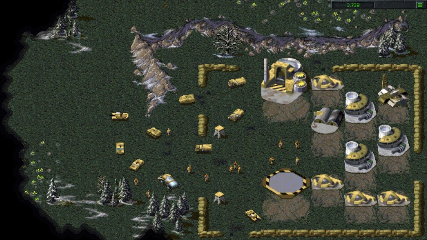 30. Command & Conquer: Der Tiberiumkonflikt (1995)
Das Echtzeitstrategie-Prinzip kannten wir zwar schon von Dune 2. Und die Tiberium-Ernter waren genauso dumm wie ihre Spice-Sammler-Vorgänger in der Wüste. Aber in Sachen Präsentation setzte C&C damals Maßstäbe. Allein der Soundtrack, die Zwischensequenzen! Hoch anrechnen muss man dem Entwickler Westwood zudem, dass er damit ein Spiele-Universum begründet hat, das uns bis heute begleitet.