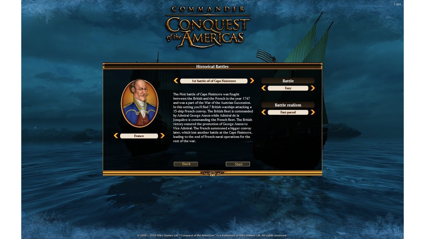Commander Conquest of the Americas Colonial Navy