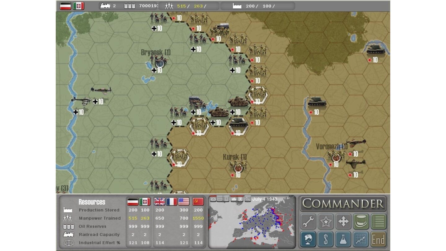 Commander Europe at War 2