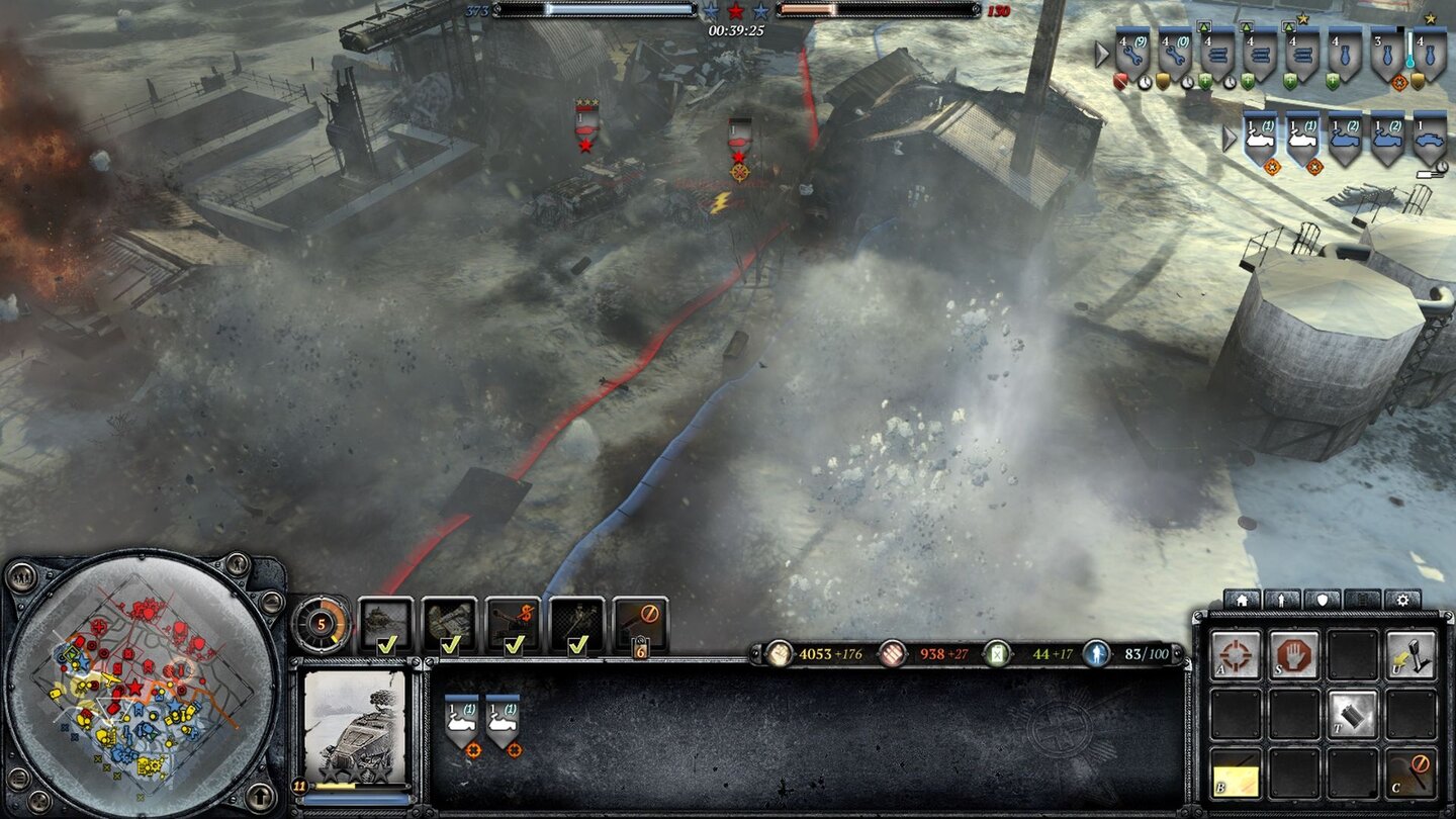 Company of Heroes 2 - Multiplayer… machen die ruinierte Gegend noch etwas unwirtlicher.