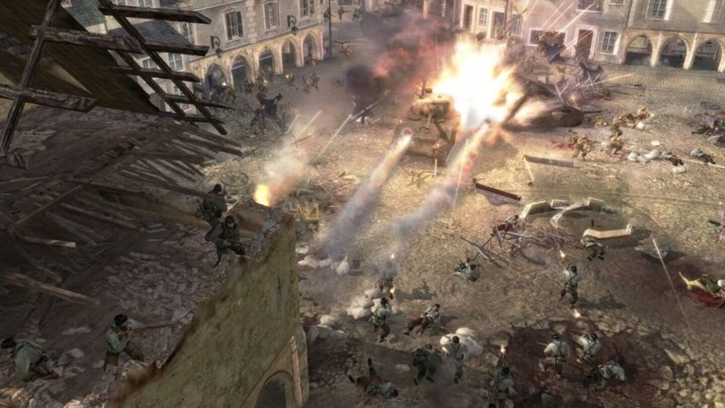 Company of Heroes Explosionen