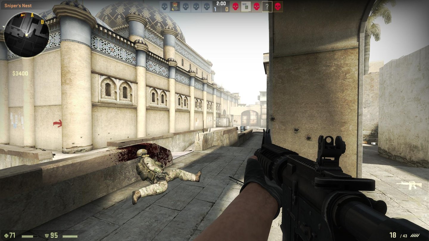 Counter-Strike: Global Offensive (CS:GO) - Screenshots aus der Beta (PC)Der Gewaltgrad des Spiels ist identisch zur Source-Version.