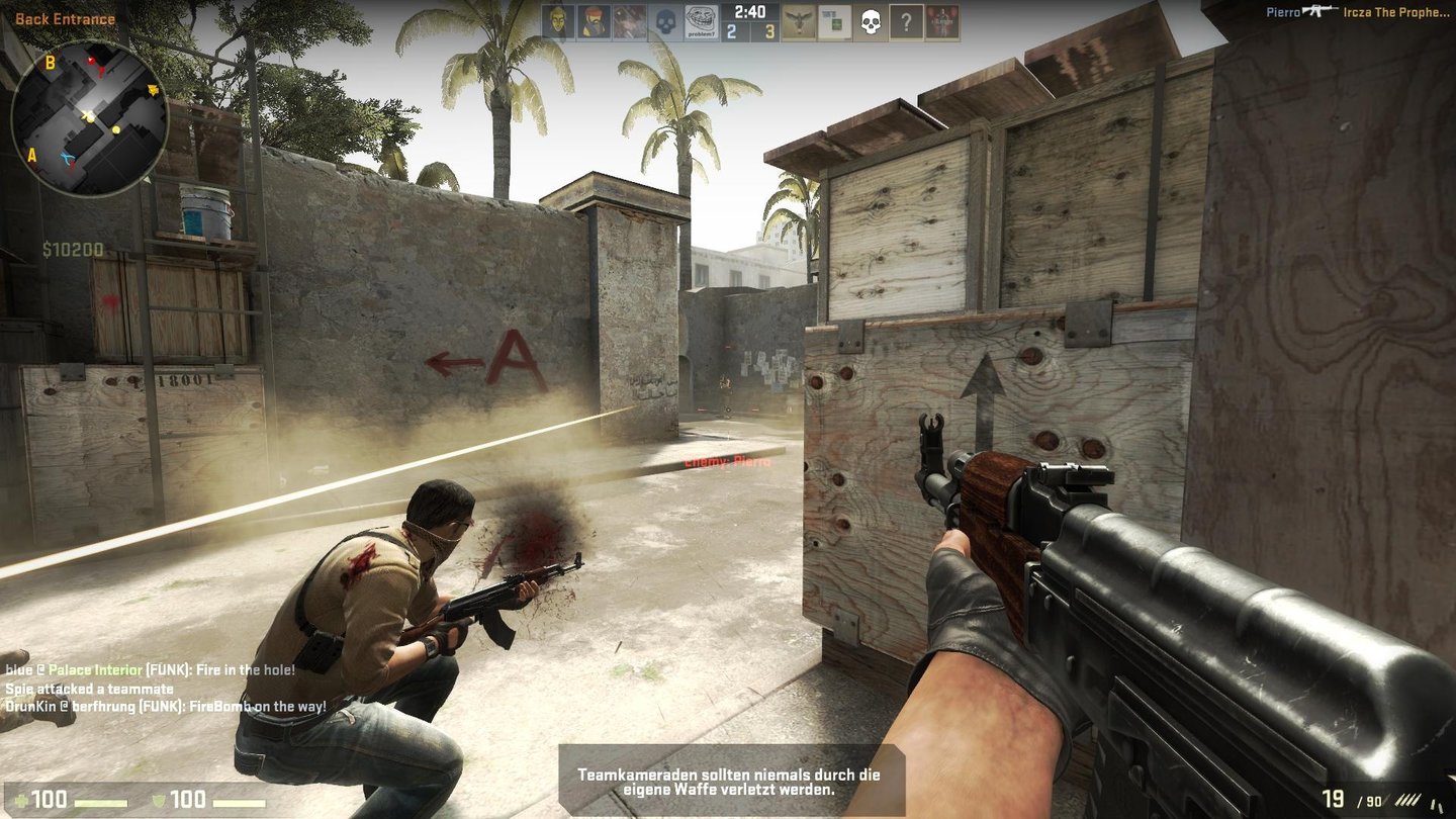 Counter-Strike: Global Offensive (CS:GO) - Screenshots aus der Beta (PC)Das Waffenverhalten hat sich leicht geändert. Stumpfes Dauerfeuer-Geballere ist aber immer noch eine schlechte Wahl.