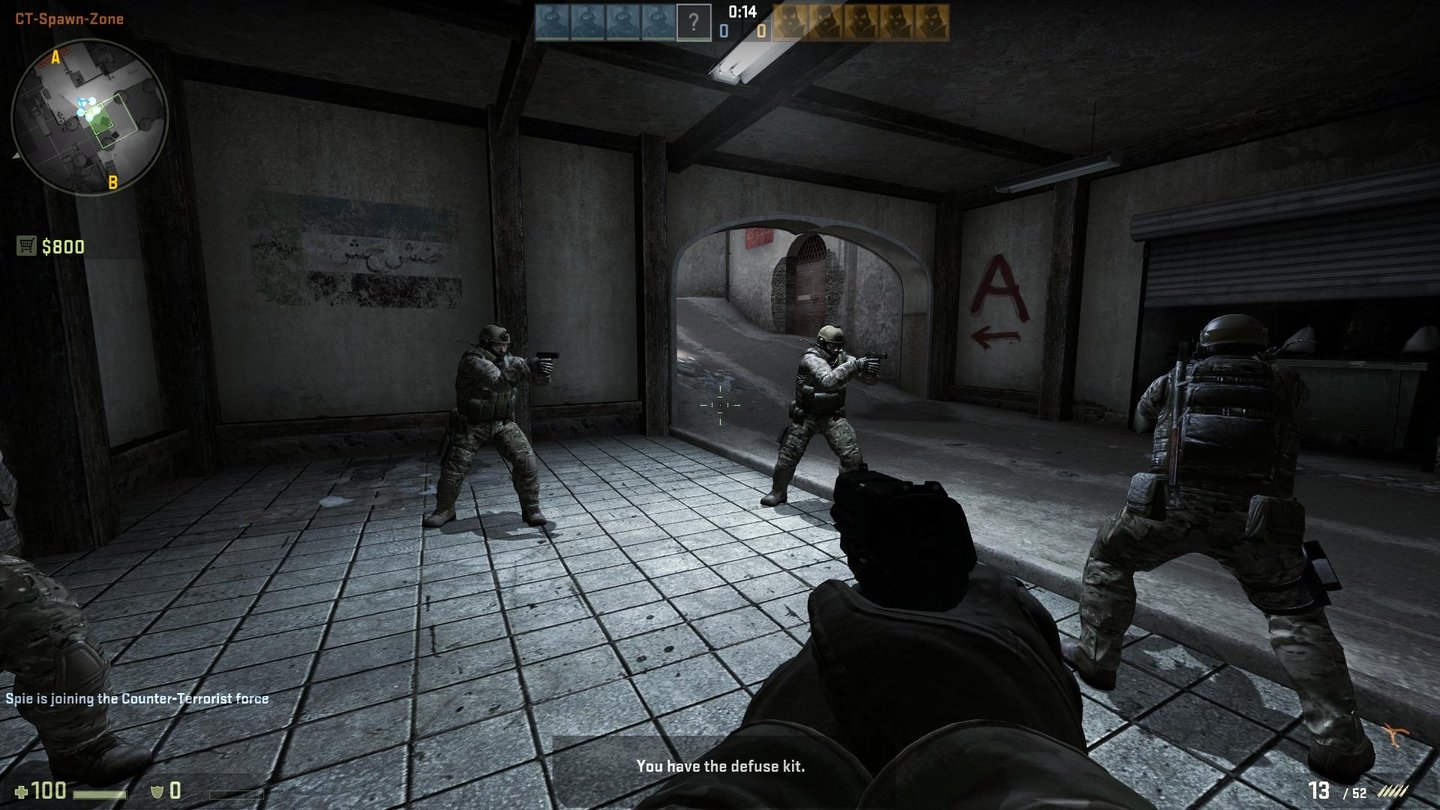 Counter-Strike: Global Offensive (CS:GO) - Screenshots aus der Beta (PC)Grafisch hat sich einiges getan: Die Beleuchtung und die Texturendetails sind nun schöner als in den Vorgängern.