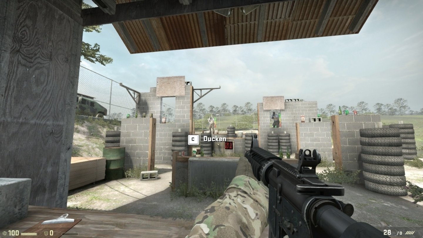 Counter-Strike: Global OffensiveAuf dem Waffenkurs lernen wir die Grundzüge des Spiels kennen.