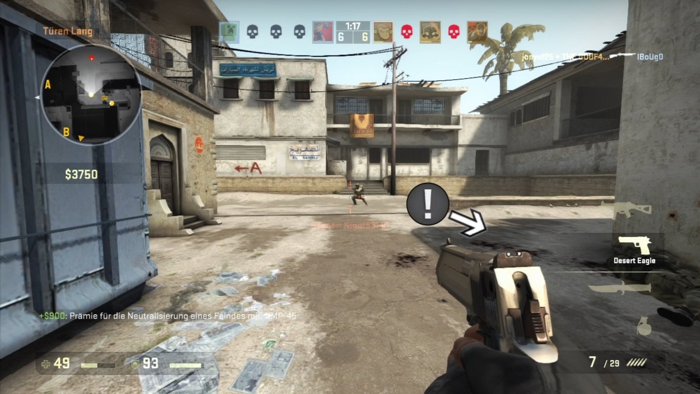 Counter-Strike: Global Offensive (Xbox 360)Profi-Tipp: Die Desert Eagle kann es für wenig Geld sogar mit Gewehren aufnehmen!