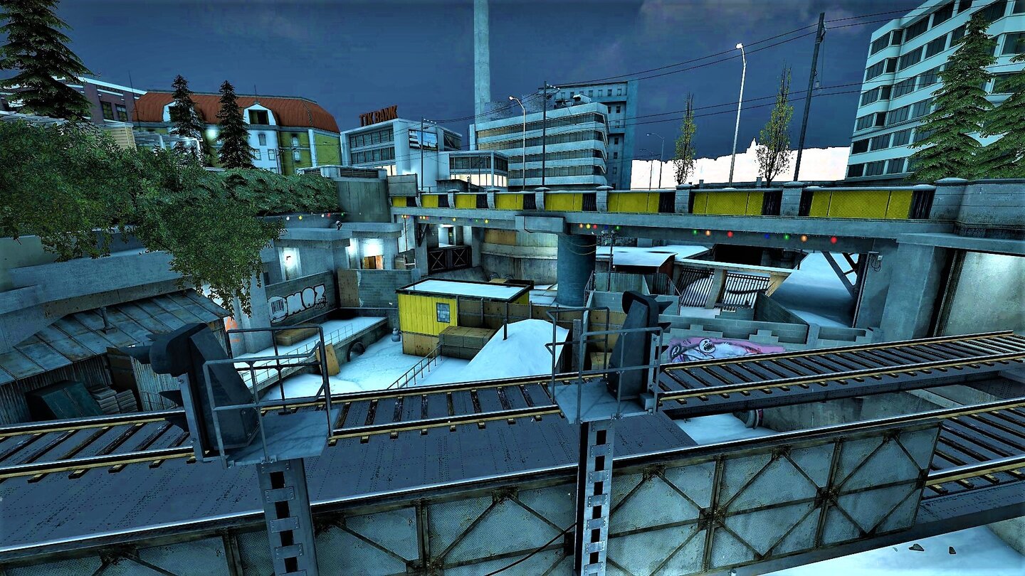 Counter-Strike: Global OffensiveScreenshots von den Maps im Weihnachts-Look