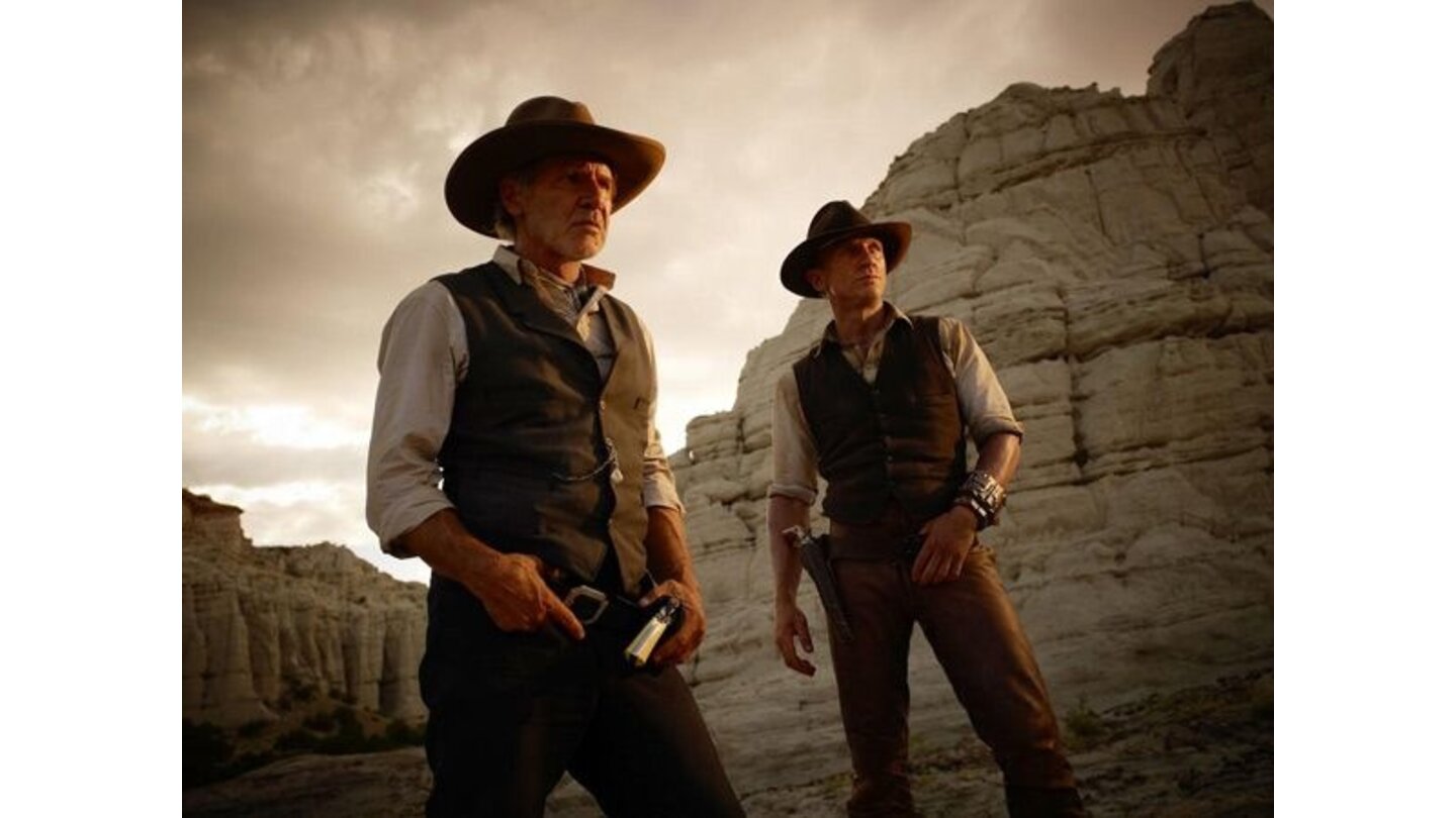 Cowboys + Aliens Das Drehbuchduo Robert Orci und Alex Kurtzman schrieb zuvor Star Trek und die ersten beiden Transformers. (Paramount Pictures Germany)
