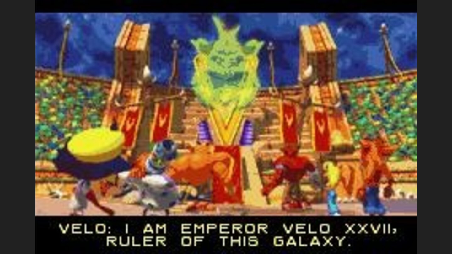 Introduction frame ? The Emperor Velo XXVII meets the racers and explain its main purposes for them.