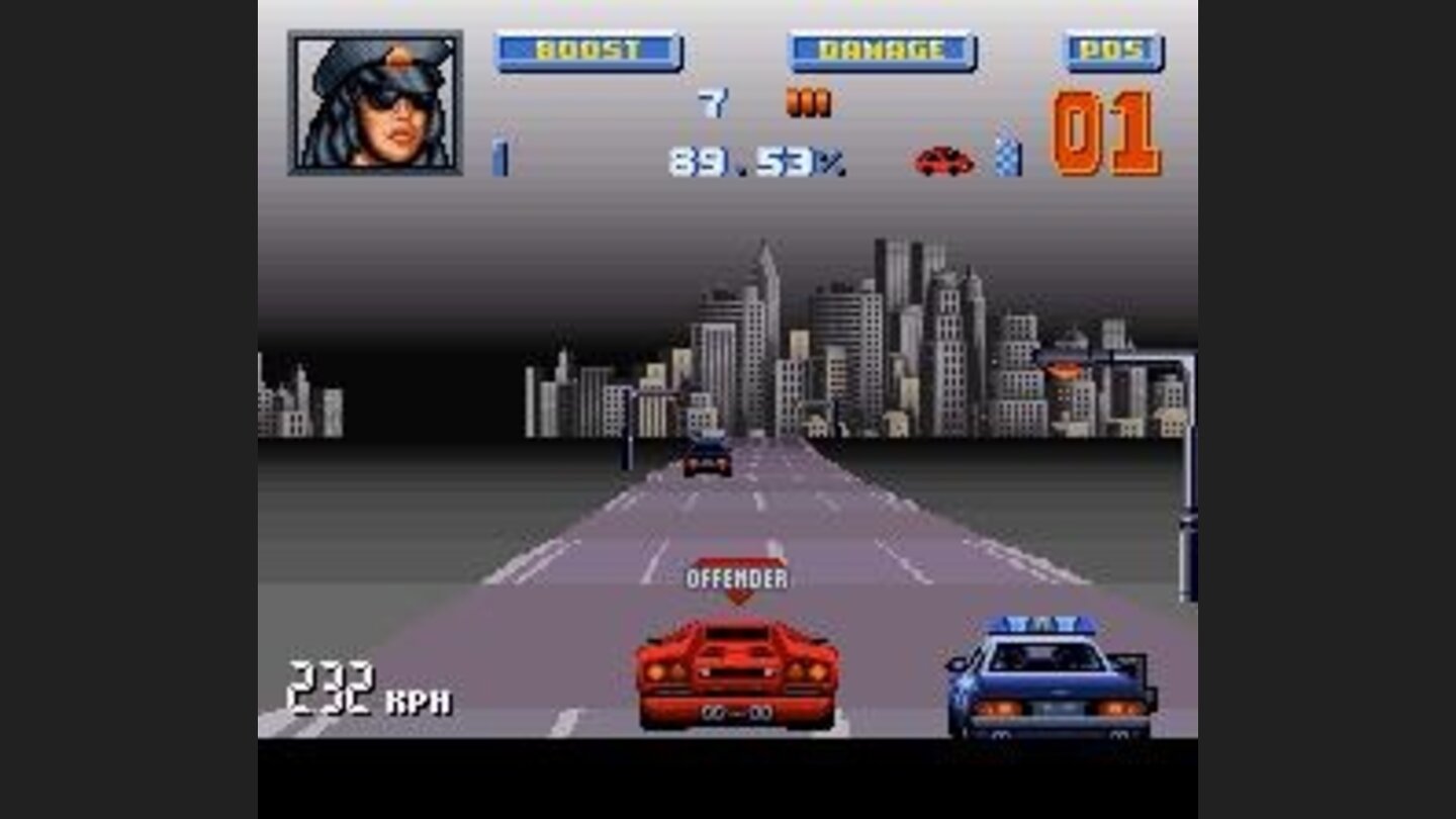 In some tracks, two cops will appear suddenly and pursuit the high-speed drivers.