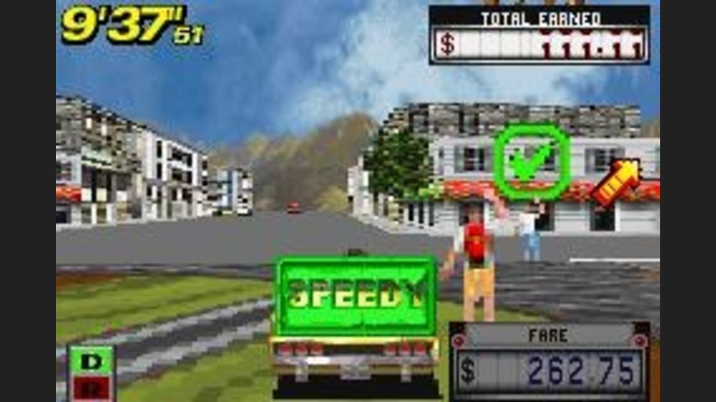 Depending of the spent time to drop off a passenger, youll receive a little rating.