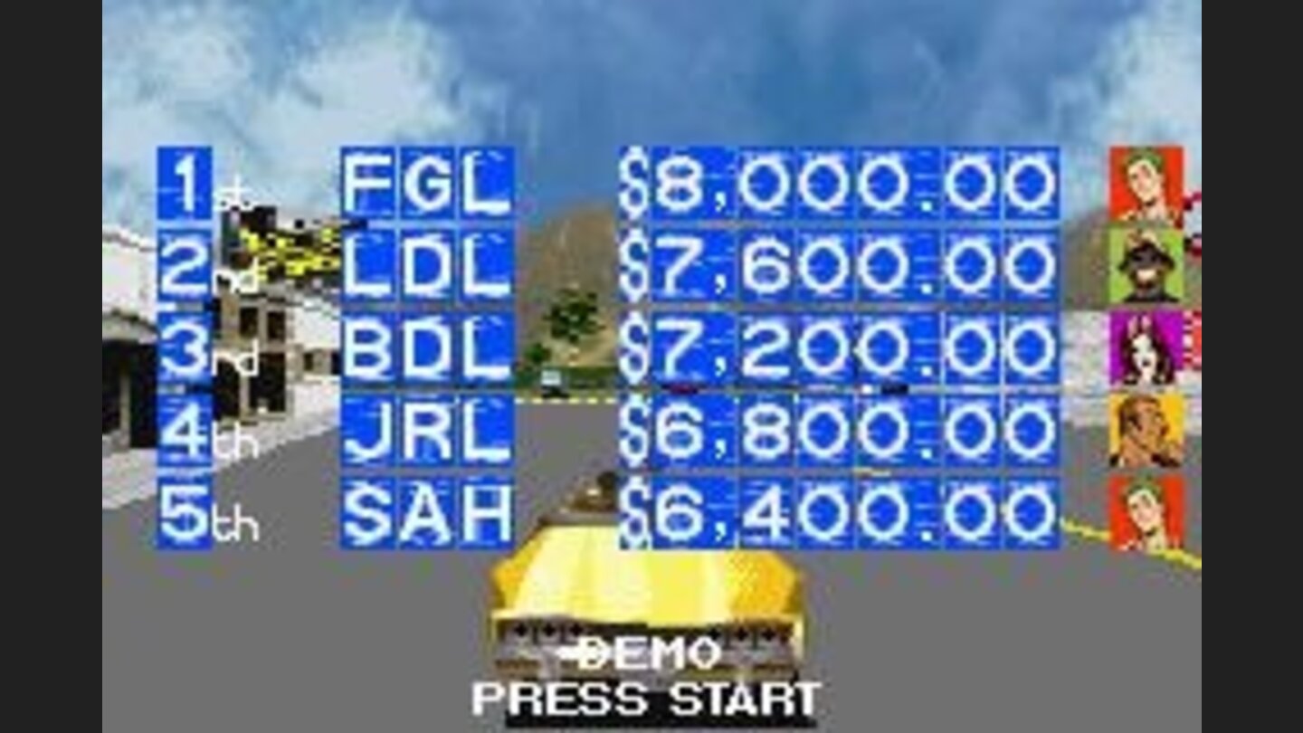 Demonstration mode and best rankings.