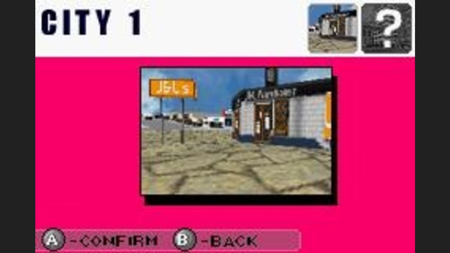 Choose a city to explore (the City 2 must be unlocked).