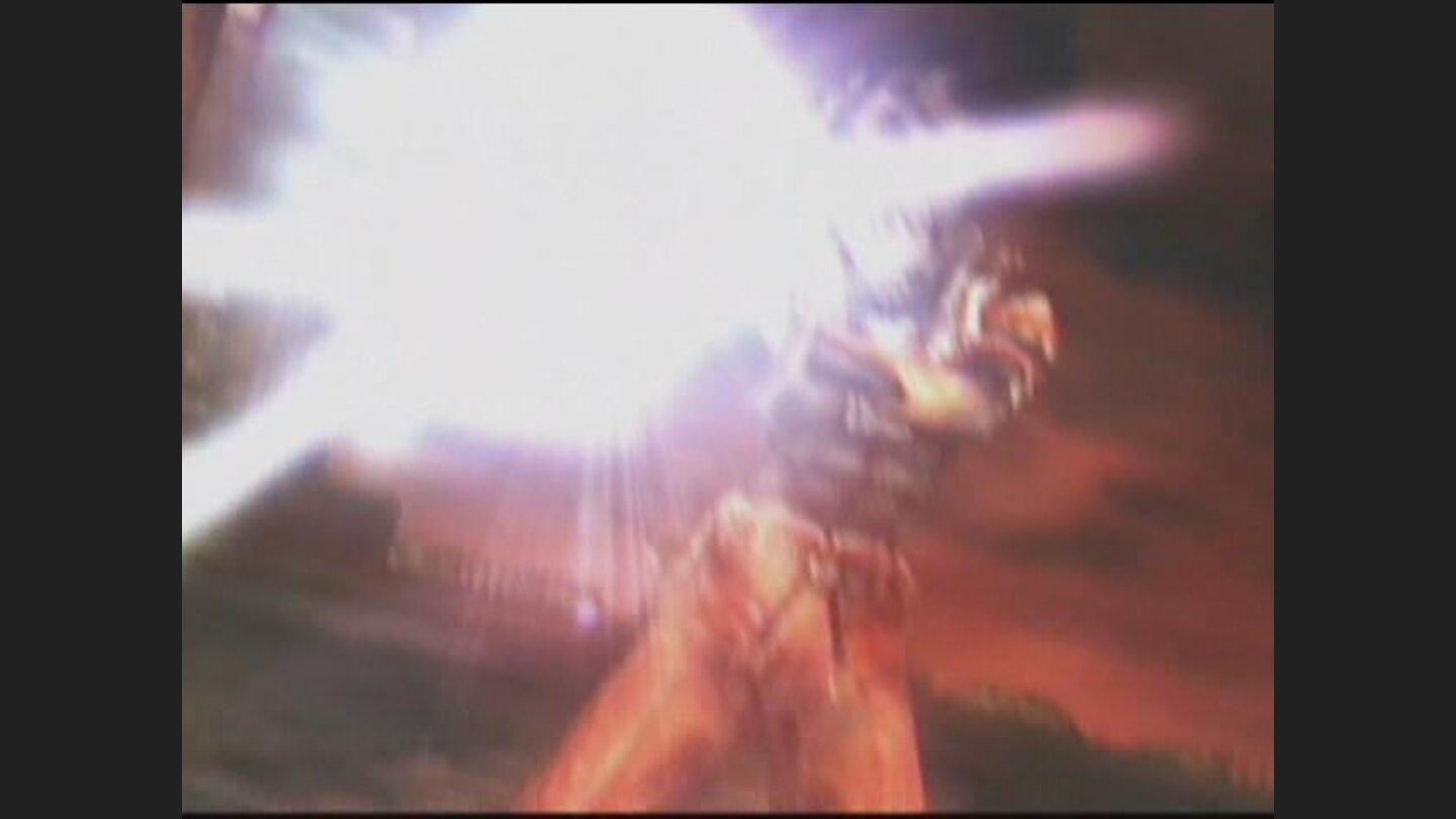 Sho blasting away in the cinematic.