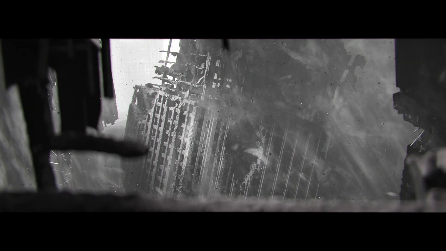 Auch der Anblick eines zerstörten Wolkenkratzers lässt einen an den umstrittensten Crysis-Teil zurückdenken.